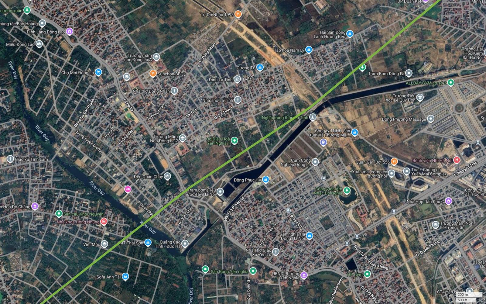 Tuyến metro số 11 Hà Nội vượt sông Đáy tại Yên Nghĩa, ranh giới tâm lý giữa Hà Đông và Chương Mỹ